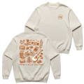 Crewneck Natural Collage
