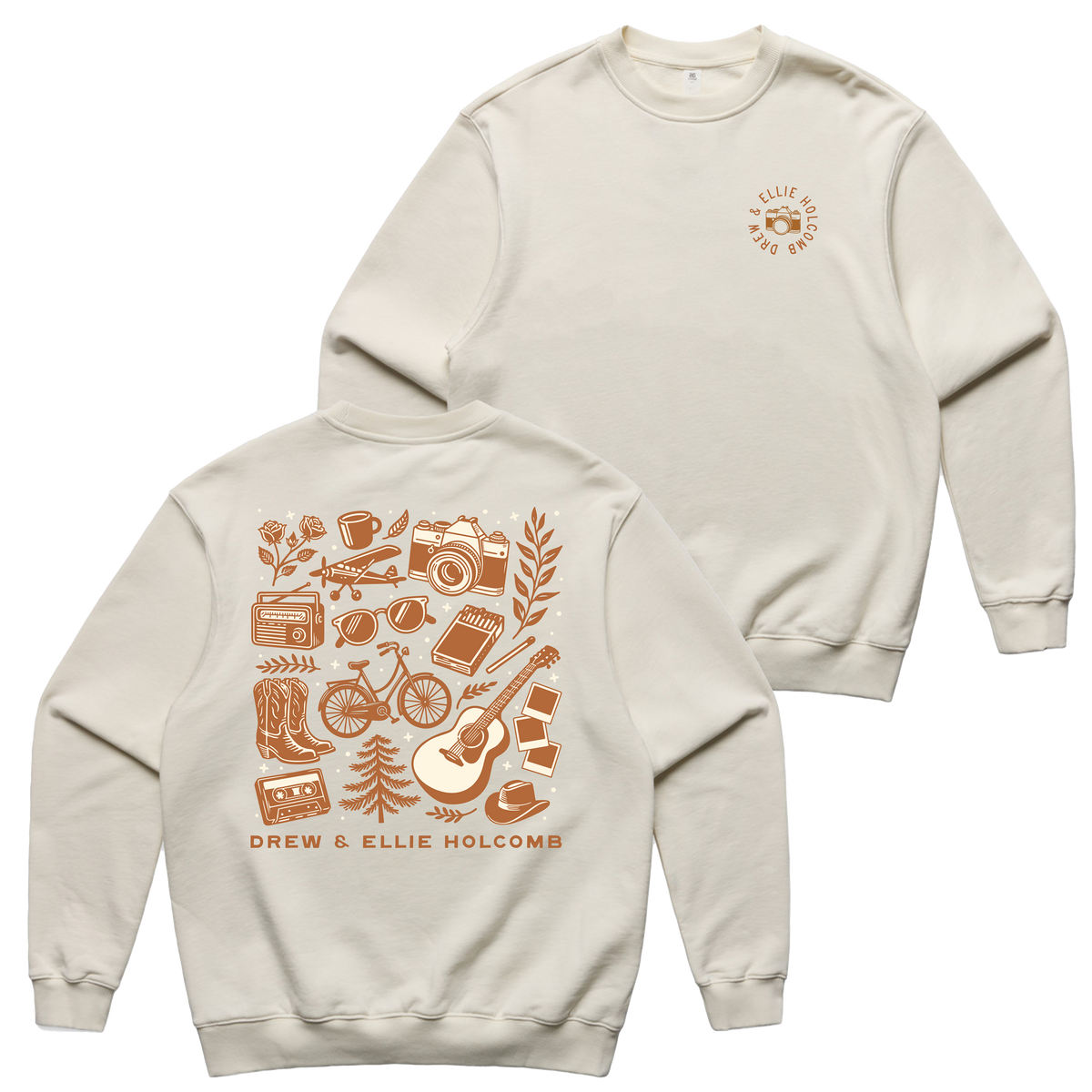 Crewneck Natural Collage