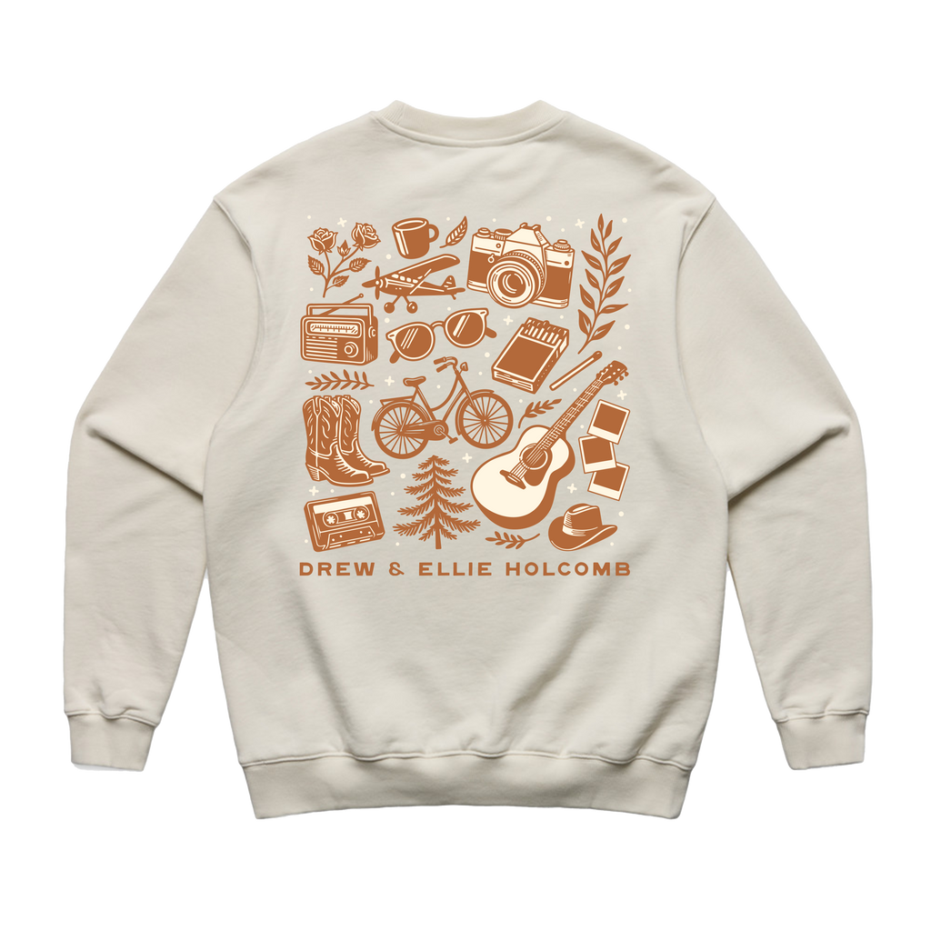 Crewneck Natural Collage