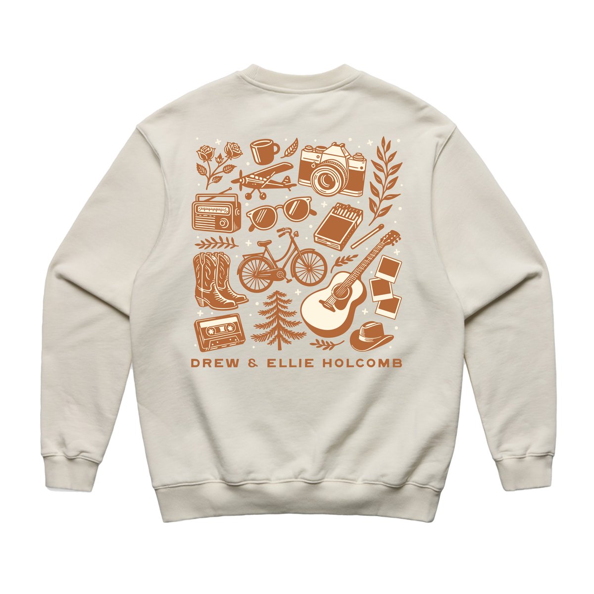 Crewneck Natural Collage