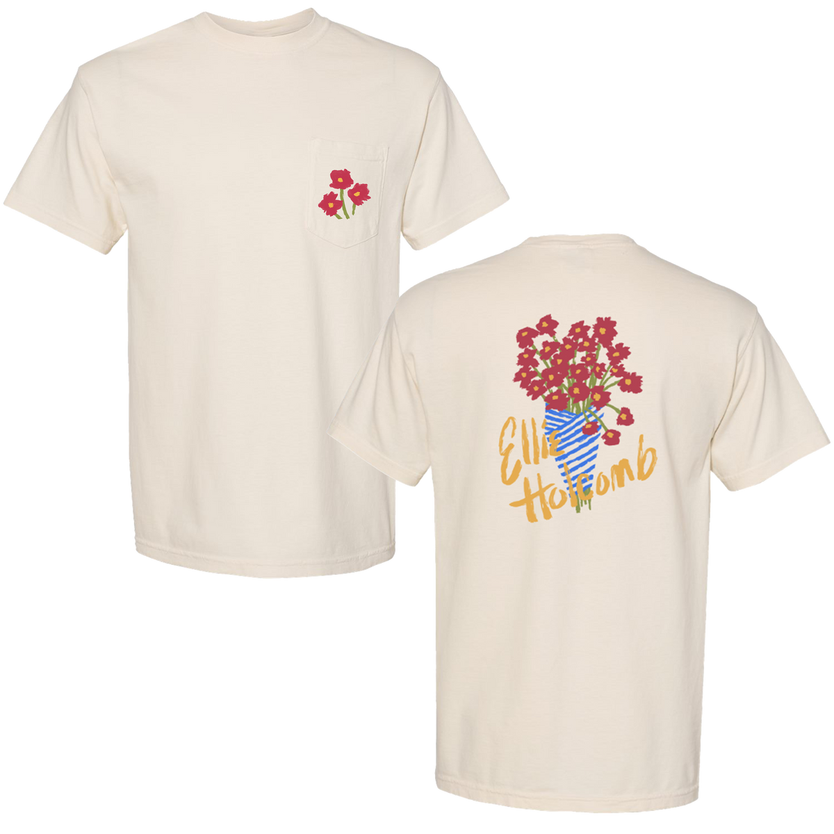 Flowers For No Reason Pocket Tee [Pre-Order]