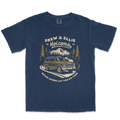 Navy Car Tee